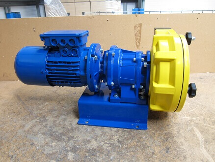 Pump for cement sand slurry mix